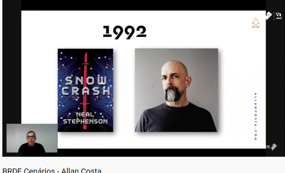 BRDE Cenários 2022 abre ciclo de palestras com tema visões do futuro na tecnologia com Allan Costa