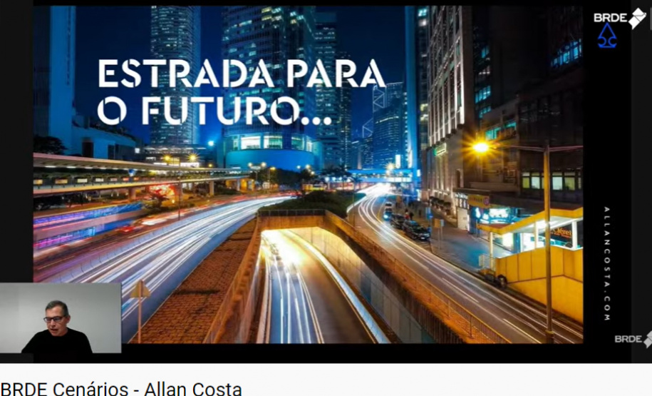 BRDE Cenários 2022 abre ciclo de palestras com tema visões do futuro na tecnologia com Allan Costa