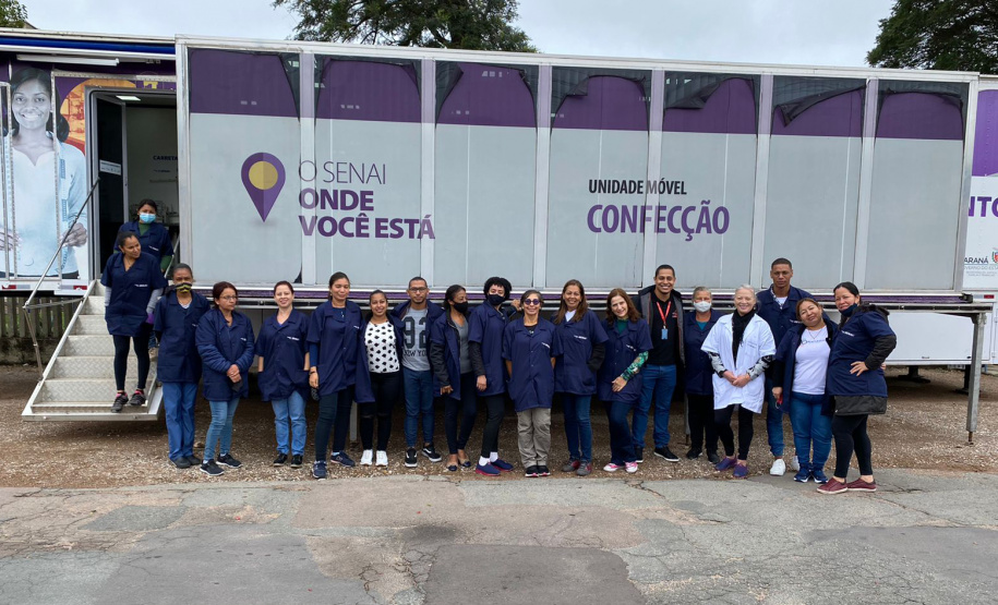 Carretas do Conhecimento formam 174 pessoas em Curitiba no mês de abril