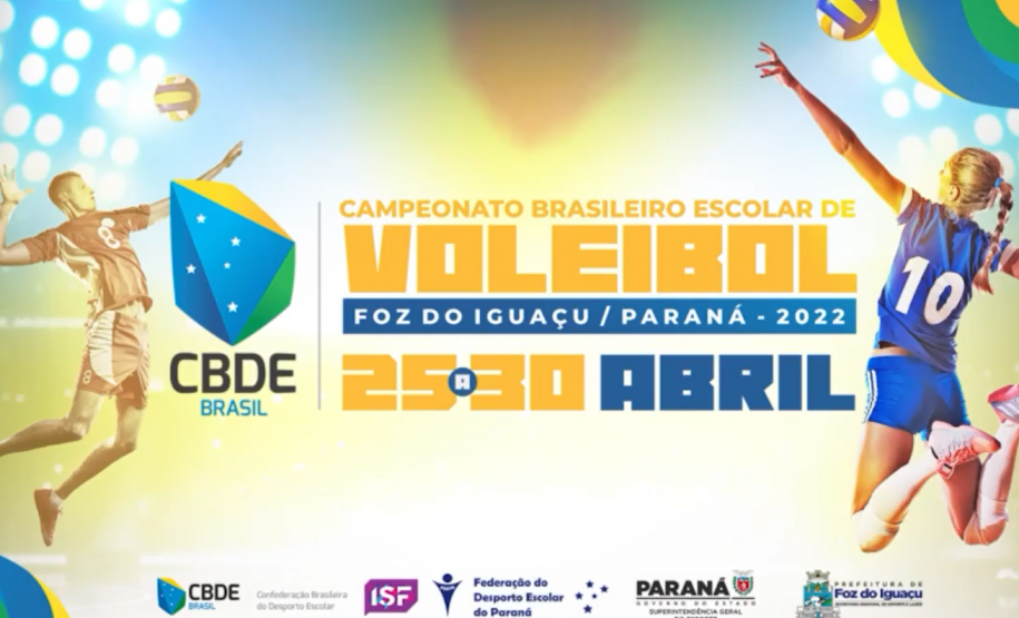 Estado do Paraná é sede do Campeonato Brasileiro Escolar de Voleibol