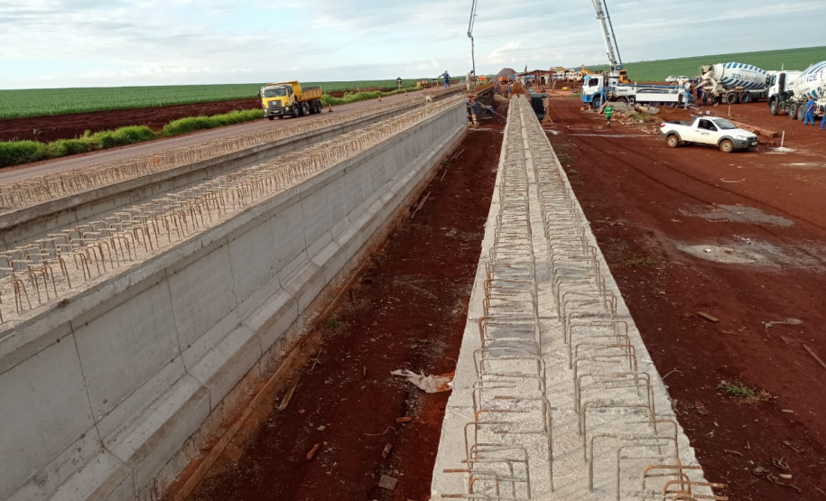 Duplicação do Contorno Oeste de Cascavel atinge 35,11% de conclusão