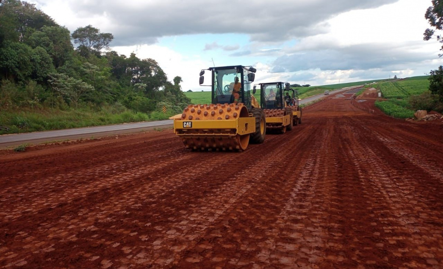 Duplicação do Contorno Oeste de Cascavel atinge 35,11% de conclusão