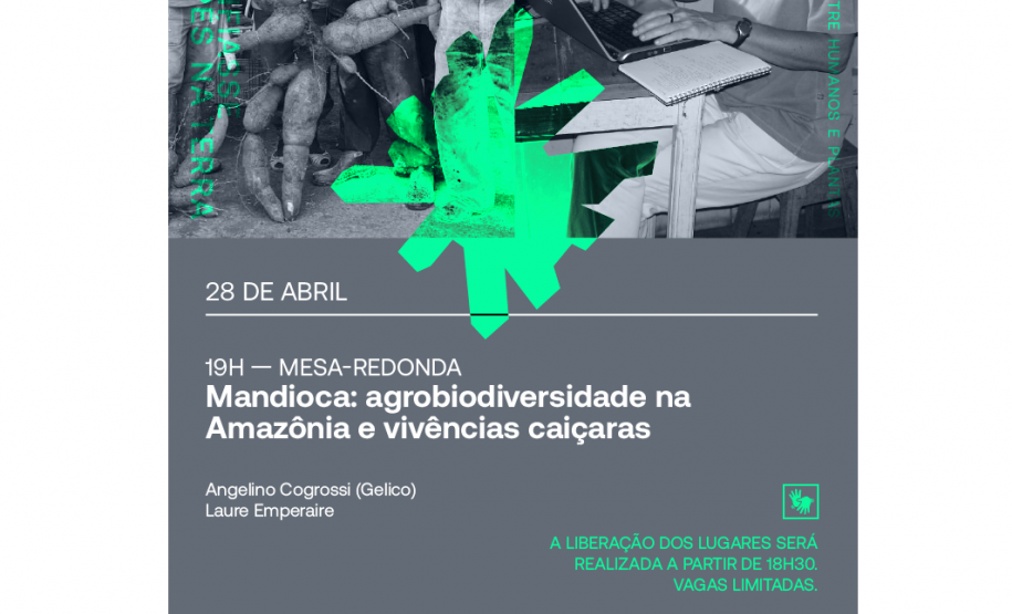 Mandioca é ponto de partida em roda de conversa sobre relação entre natureza e humanidade no MUPA