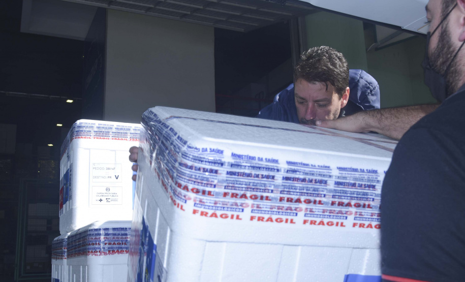 Estado recebe mais 59 mil vacinas para a dose de reforço contra a Covid-19