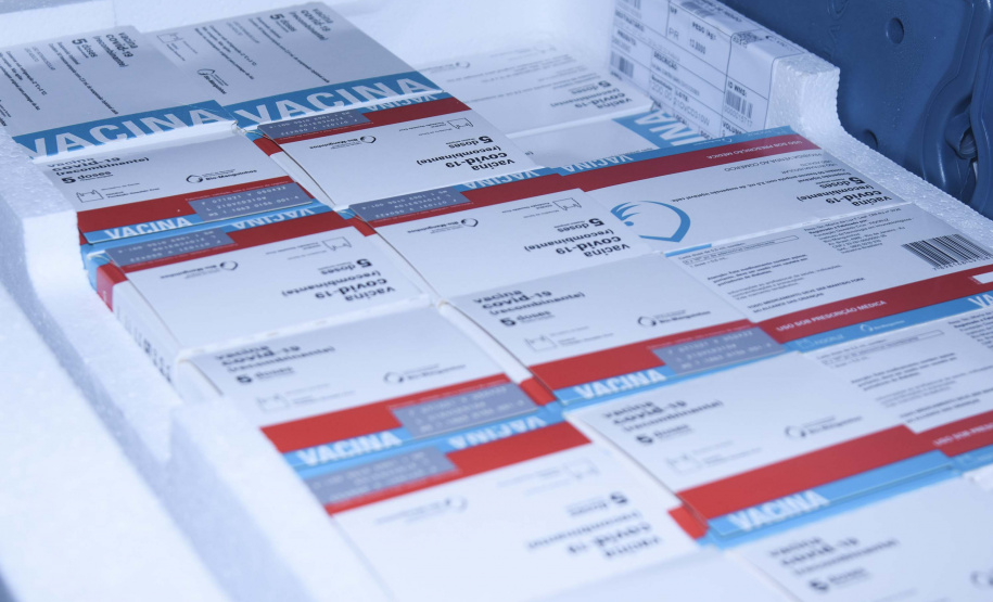 Estado recebe mais 59 mil vacinas para a dose de reforço contra a Covid-19