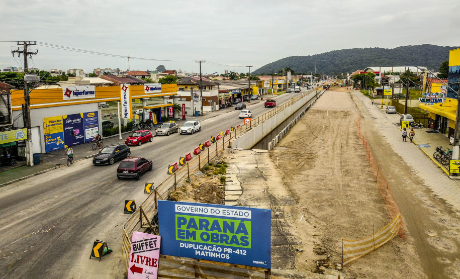 Duplicação em Matinhos tem alterações em acessos lindeiros e ruas laterais