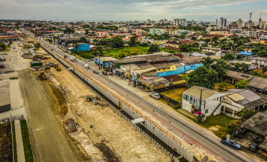 Duplicação em Matinhos tem alterações em acessos lindeiros e ruas laterais