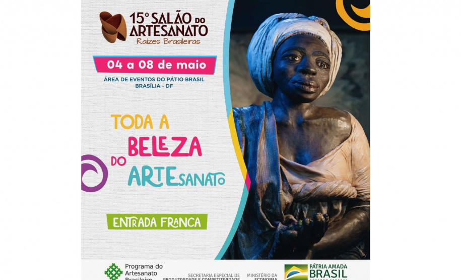 Secretaria da Justiça, Família e Trabalho seleciona artesãos paranaenses para participar do 15º Salão do Artesanato Raízes Brasileiras em Brasília