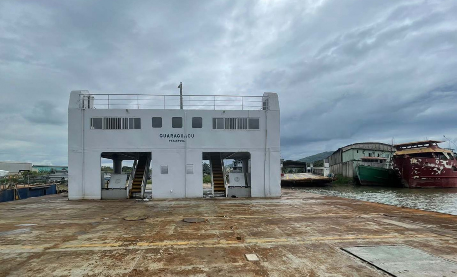 DER/PR realiza visita técnica em estaleiro que fará reforma de ferry boats