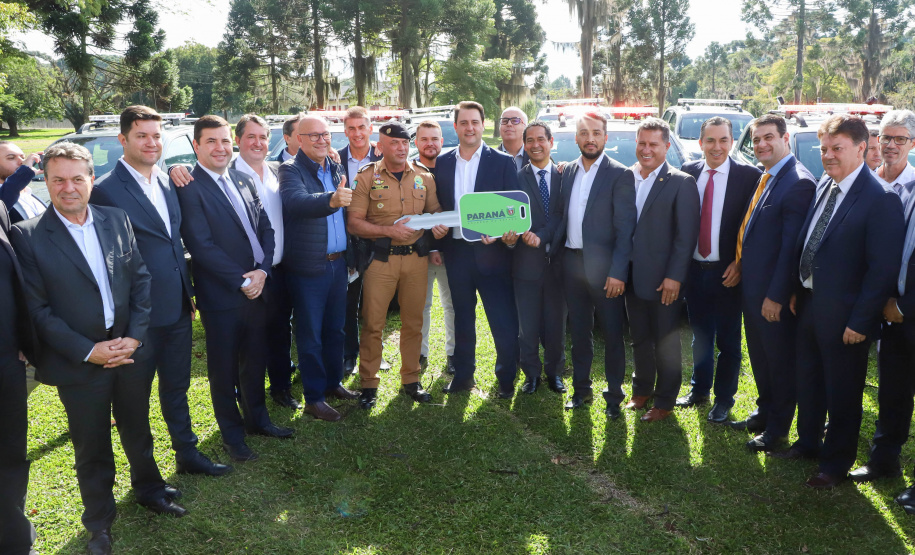 Estado fortalece a modernização das polícias com a entrega de mais 98 novas viaturas