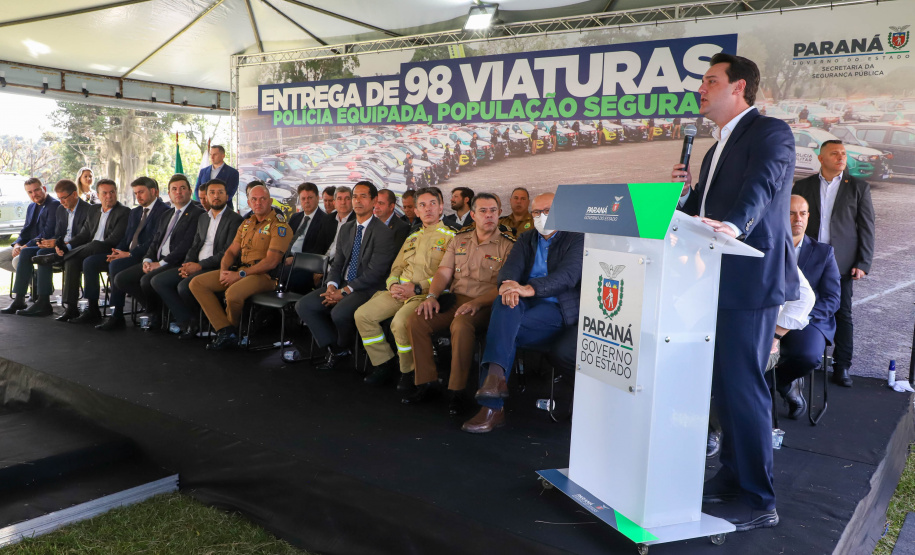 Estado fortalece a modernização das polícias com a entrega de mais 98 novas viaturas
