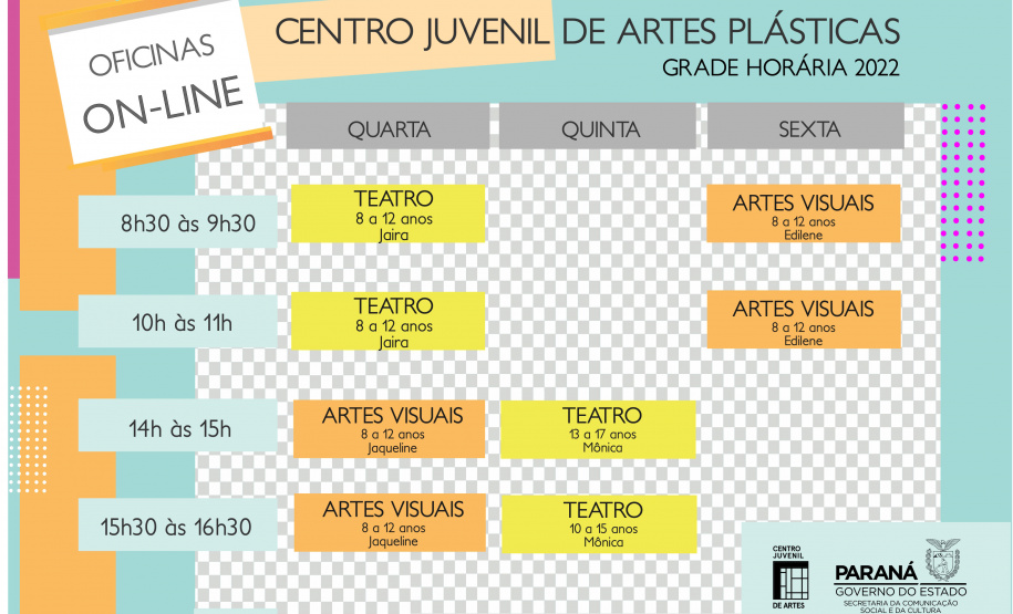 Oficinas gratuitas no CJAP