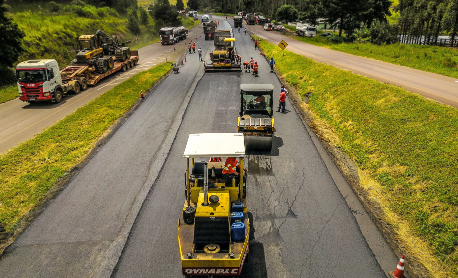 Implantação de terceiras faixas avança e traz mais agilidade e segurança para o tráfego na PR-092