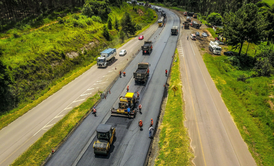 Implantação de terceiras faixas avança e traz mais agilidade e segurança para o tráfego na PR-092