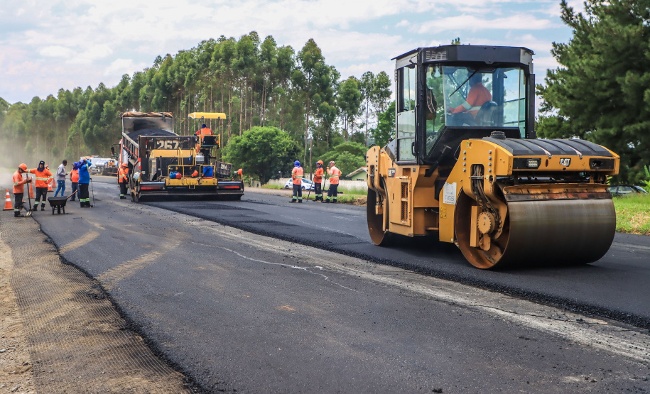 Implantação de terceiras faixas avança e traz mais agilidade e segurança para o tráfego na PR-092