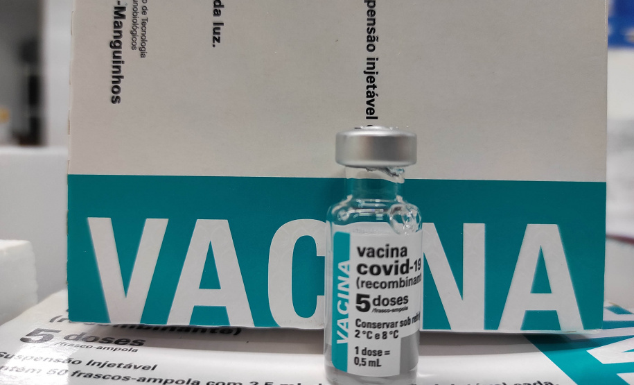 Estado recebe mais 59 mil vacinas para a dose de reforço contra a Covid-19