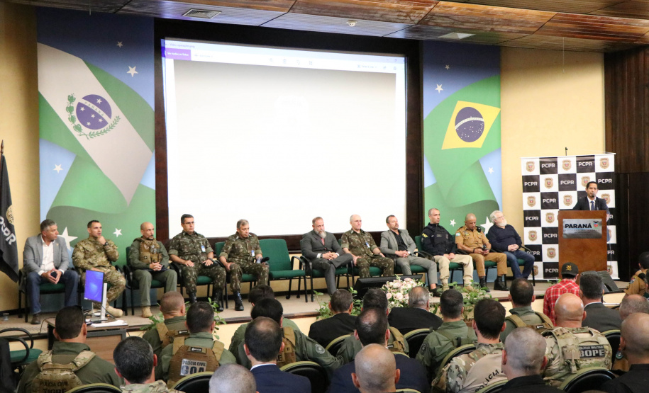 PCPR realiza abertura do VIII Curso de Operações Táticas Especiais