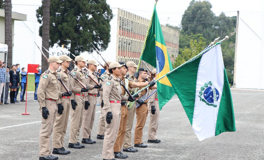 Polícia Militar do Paraná faz cerimônia em homenagem a Tiradentes, em São José dos Pinhais