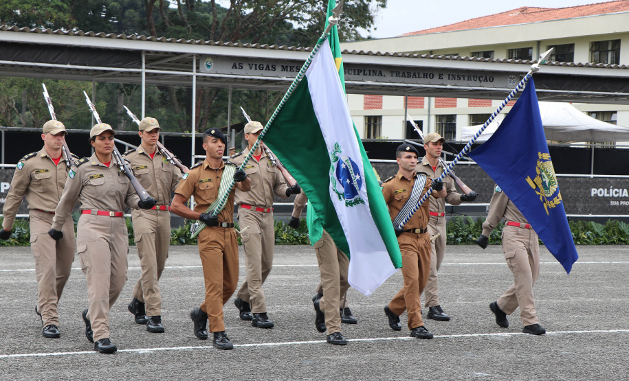 Polícia Militar do Paraná faz cerimônia em homenagem a Tiradentes, em São José dos Pinhais