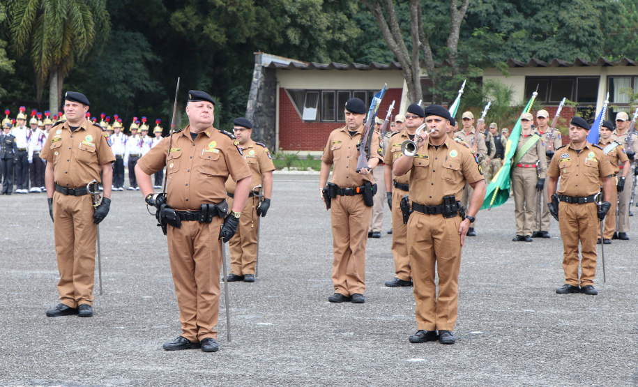 Polícia Militar do Paraná faz cerimônia em homenagem a Tiradentes, em São José dos Pinhais