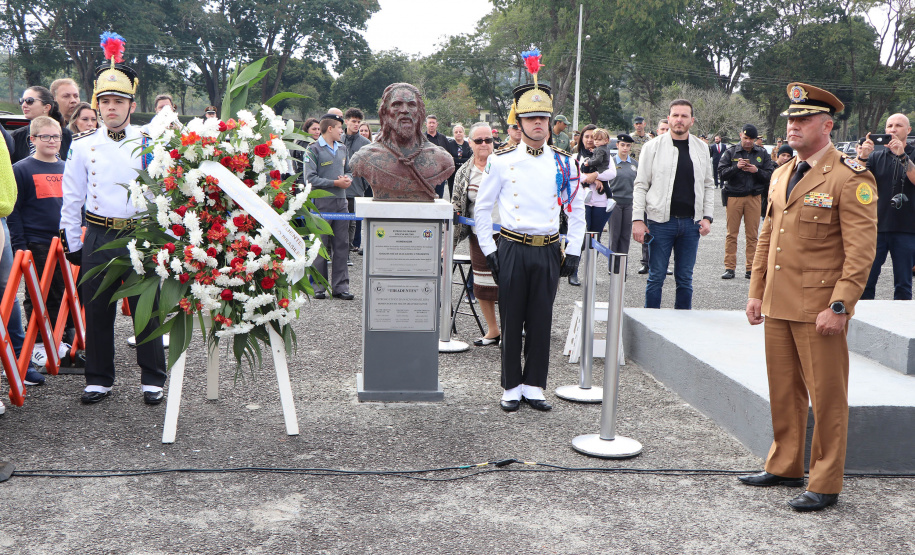 Polícia Militar do Paraná faz cerimônia em homenagem a Tiradentes, em São José dos Pinhais