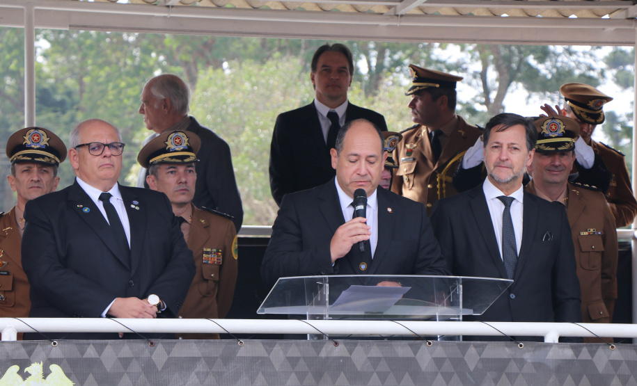 Polícia Militar do Paraná faz cerimônia em homenagem a Tiradentes, em São José dos Pinhais