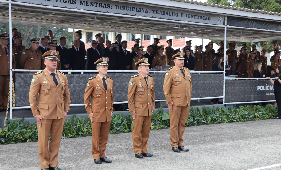 Polícia Militar do Paraná faz cerimônia em homenagem a Tiradentes, em São José dos Pinhais