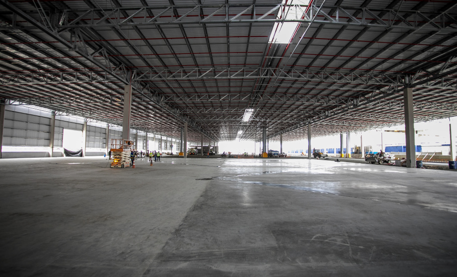 Obra do novo terminal da Klabin no Porto de Paranaguá está avançada