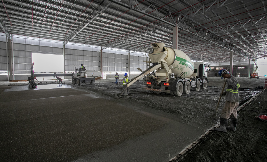 Obra do novo terminal da Klabin no Porto de Paranaguá está avançada