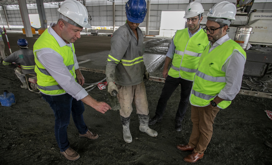Obra do novo terminal da Klabin no Porto de Paranaguá está avançada