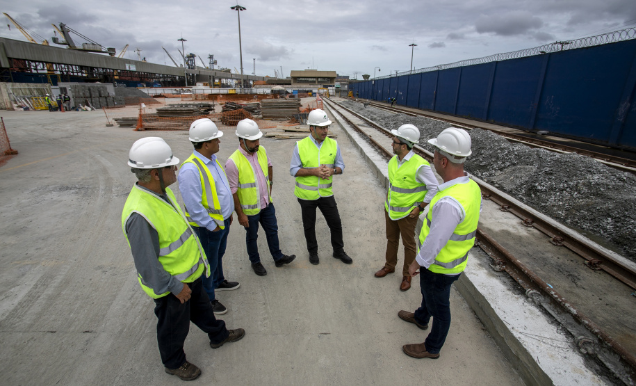 Obra do novo terminal da Klabin no Porto de Paranaguá está avançada