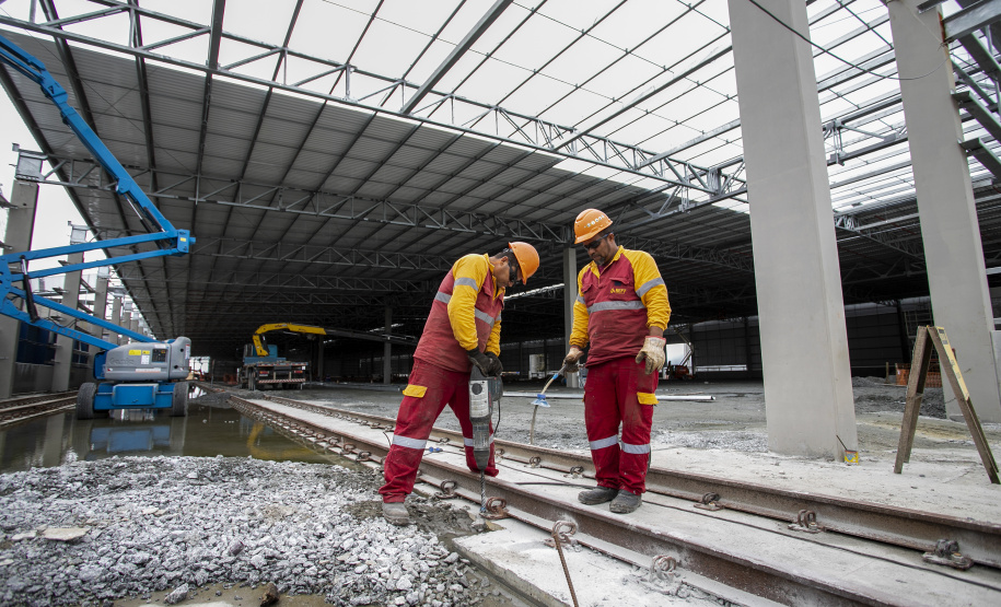 Obra do novo terminal da Klabin no Porto de Paranaguá está avançada