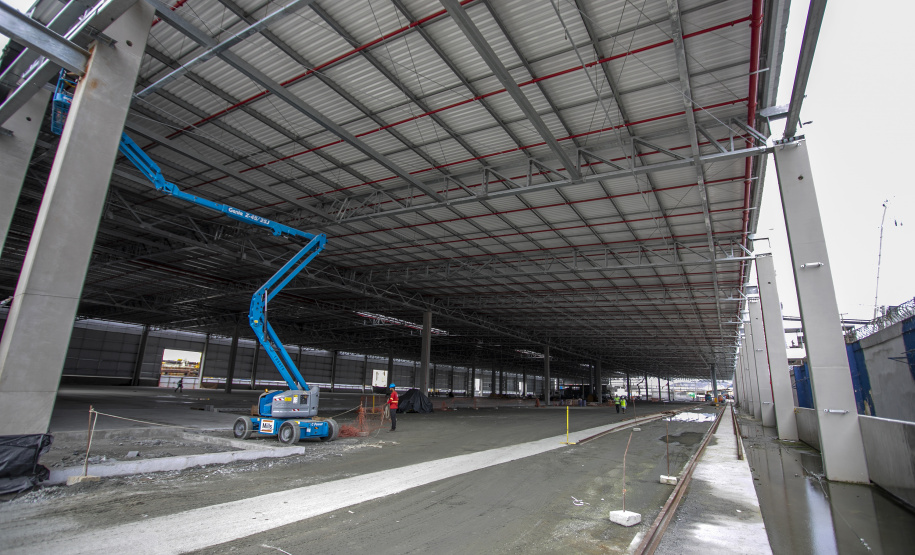 Obra do novo terminal da Klabin no Porto de Paranaguá está avançada