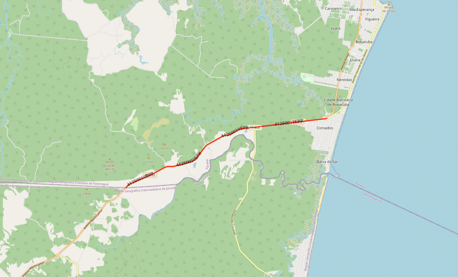 DER publica resultado final da licitação do anteprojeto de duplicação entre Guaratuba e SC