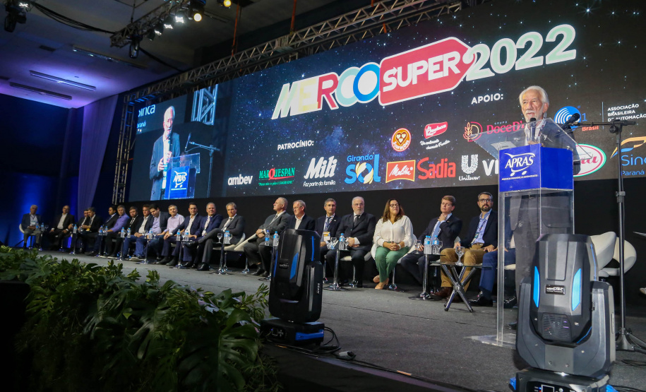 Governador Carlos Massa Ratinho Junior participa da abertura do Mercosuper 2022 - Curitiba, 05/04/2022