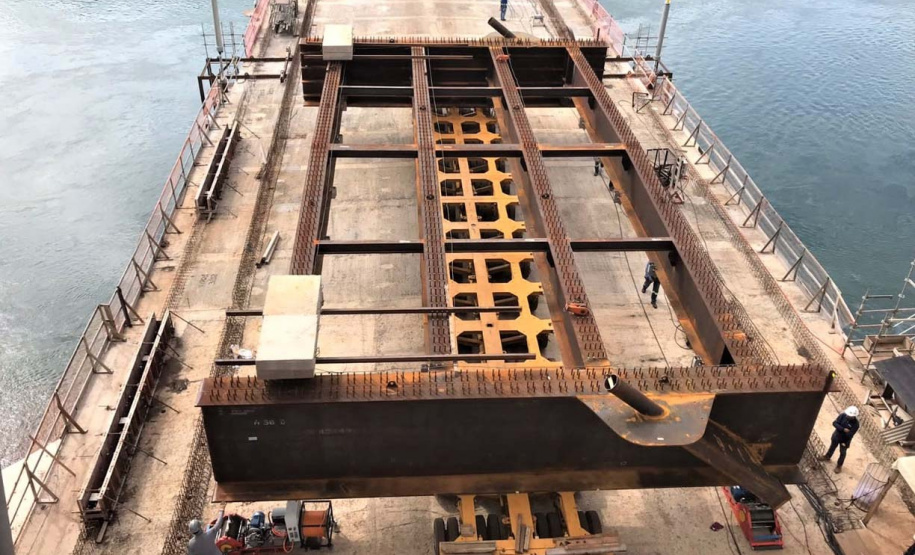 Obra da Ponte da Integração Brasil – Paraguai chega a 82% de conclusão