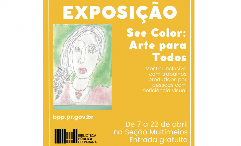 Biblioteca Pública recebe exposição de arte inclusiva produzida por pessoas com deficiência visual