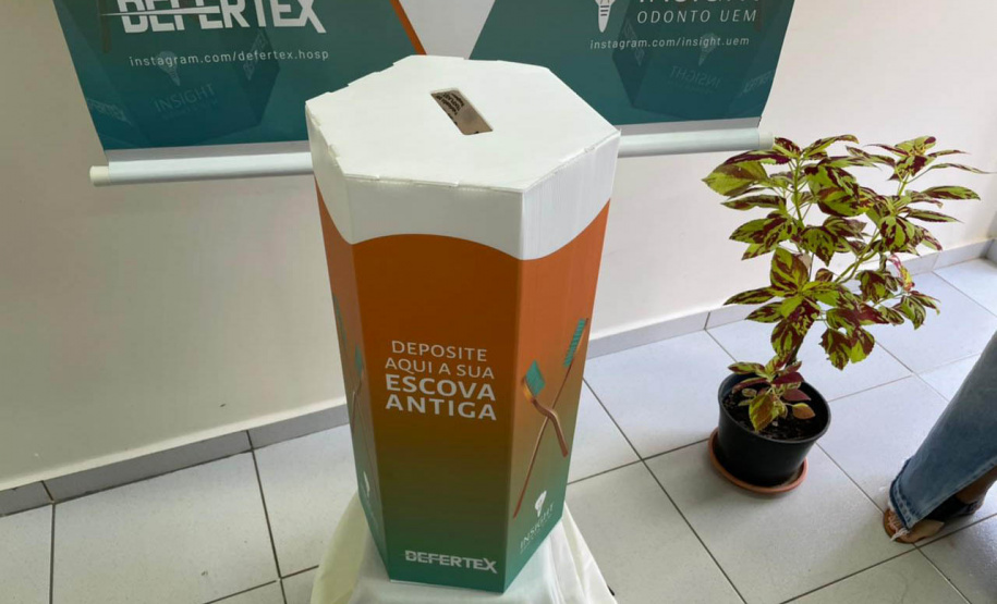 UEM instala primeiro ecoponto do Brasil para descarte de escovas dentais