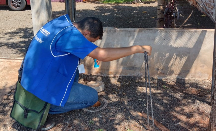 Sanepar vistoria ligações de esgoto em São Miguel do Iguaçu