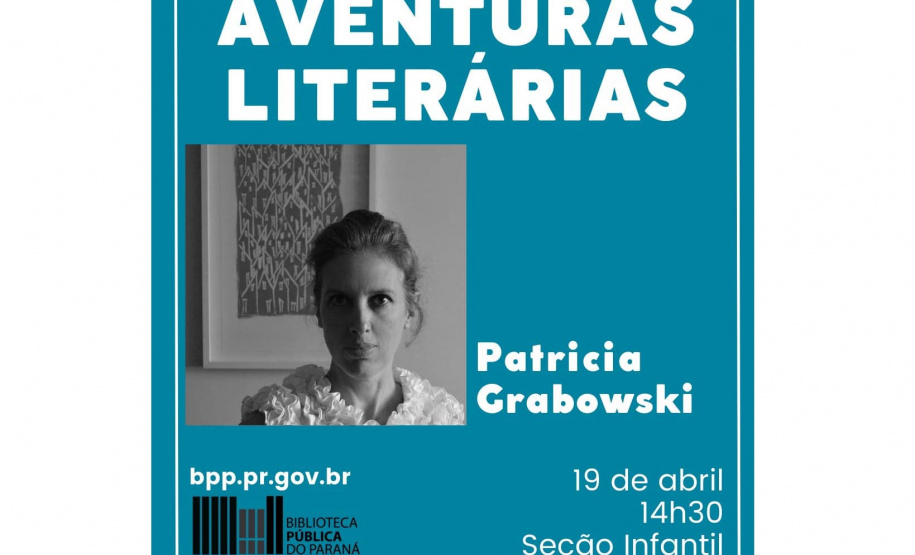 Autora e ilustradora Patricia Grabowski participa do projeto Aventuras Literárias da BPP -