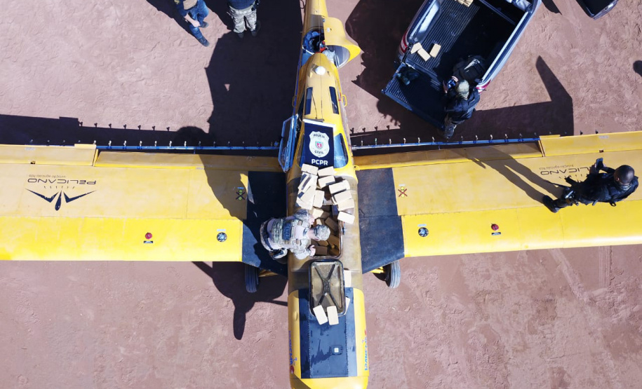 PCPR apreende 450 quilos de crack avaliados em mais de R$ 20 milhões