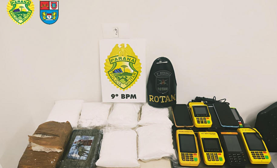 PM estoura depósito de cocaína em Paranaguá e causa R$ 160 mil de prejuízo ao crime organizado