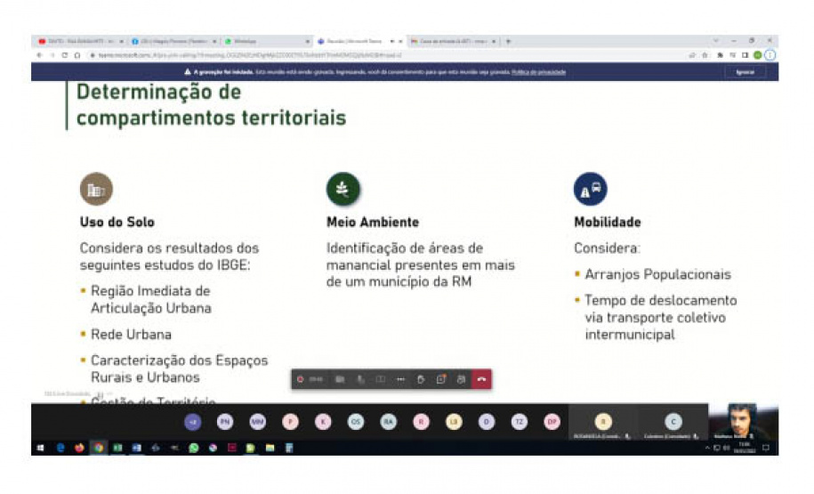 RMCA tem primeiro evento para elaborar o Plano de Desenvolvimento Urbano Integrado