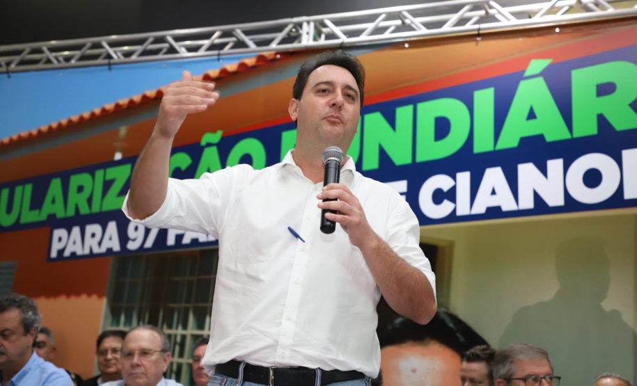 Estado destina R$ 30,4 milhões a Cianorte para parque urbano e ações de saúde e infraestrutura