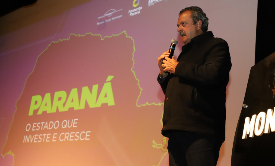 Governador Carlos Massa Ratinho Junior participa de evento da Invest Paraná no Museu Oscar Niemeyer, em Curitiba - Curitiba, 17/05/2022 -