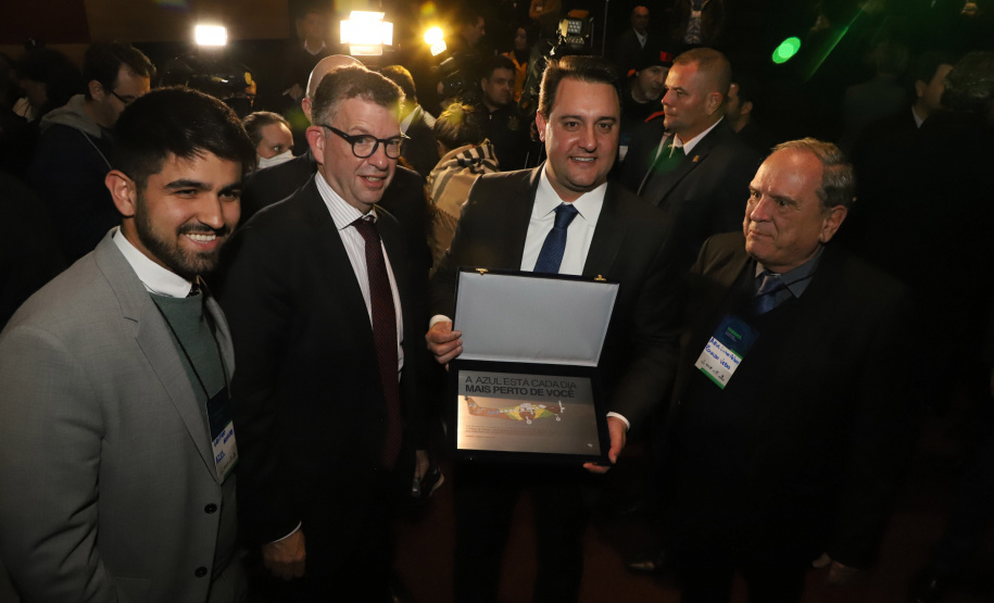 Governador Carlos Massa Ratinho Junior participa de evento da Invest Paraná no Museu Oscar Niemeyer, em Curitiba - Curitiba, 17/05/2022 -