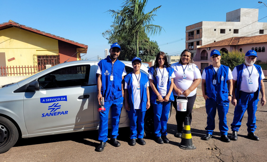 Sanepar faz vistoria técnica em ligações de esgoto em Cascavel