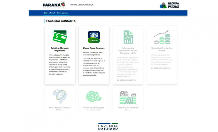 Portal dos Municípios; prefeituras podem solicitar acesso para troca de dados da gestão fiscal