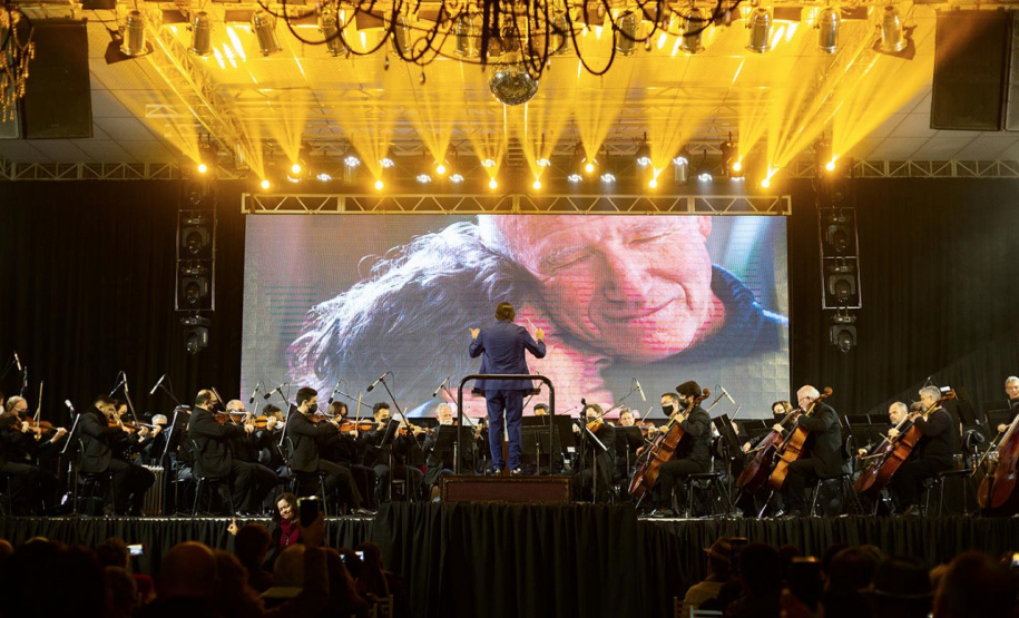Orquestra Sinfônica do Paraná apresentou primeiro concerto da série Clássicos Sertanejos - Guarapuava, 20/05/2022