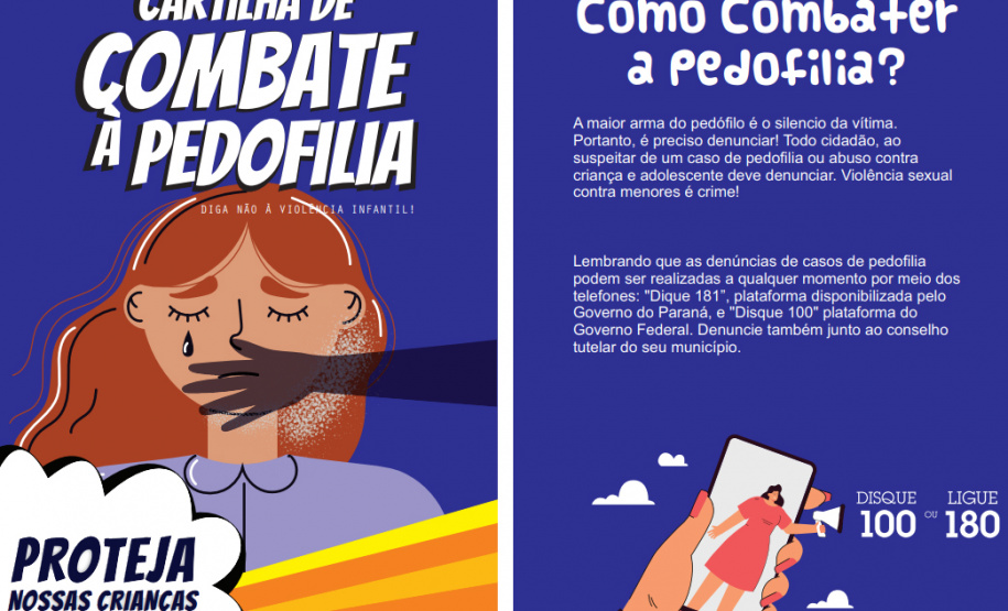 Governo do Paraná lança cartilha para a Semana Estadual Todos Contra a Pedofilia